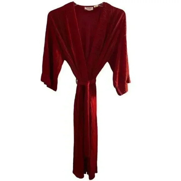 Vintage Victorias Secret Red Robe‎ - Picture 2 of 7